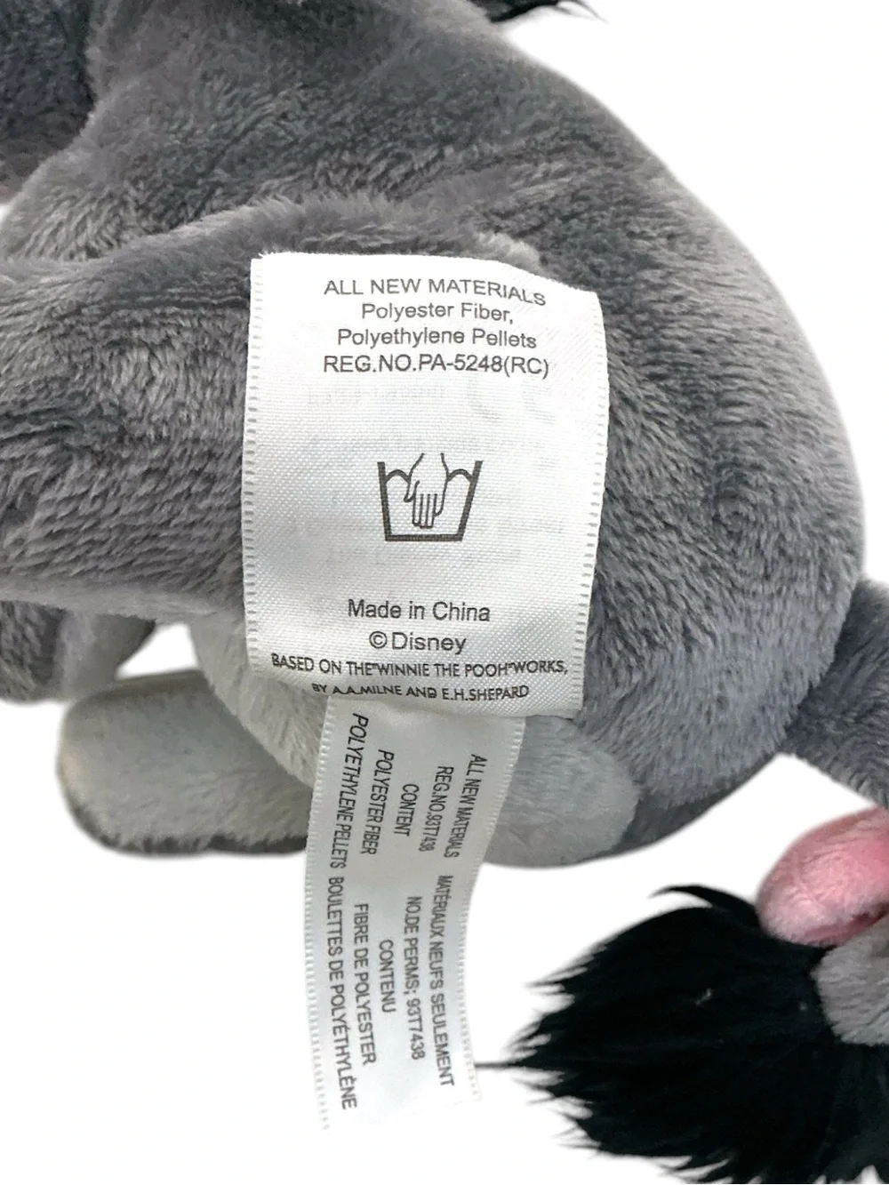 Disney Store Eeyeore Plush Mini Bean Bag Winnie The Pooh Mini Plushy 7”